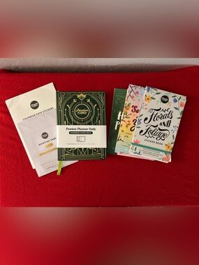 Passion Planner A5 undated daily planner with tabs and sticker books